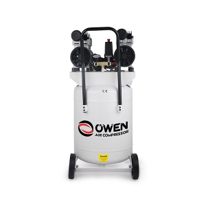 Vertical-tank air compressor